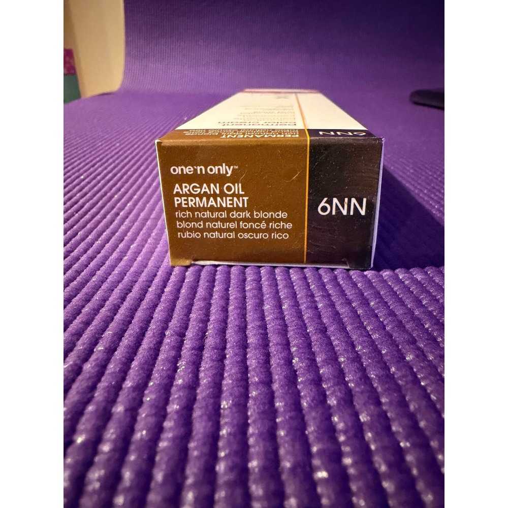 One n Only Argan Oil Permanent Hair Color Cream 6NN Rich Natural Dark Blonde 3oz - Picture 7 of 7
